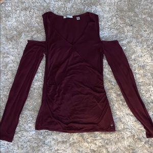 A long sleeve with shoulder cut outs!